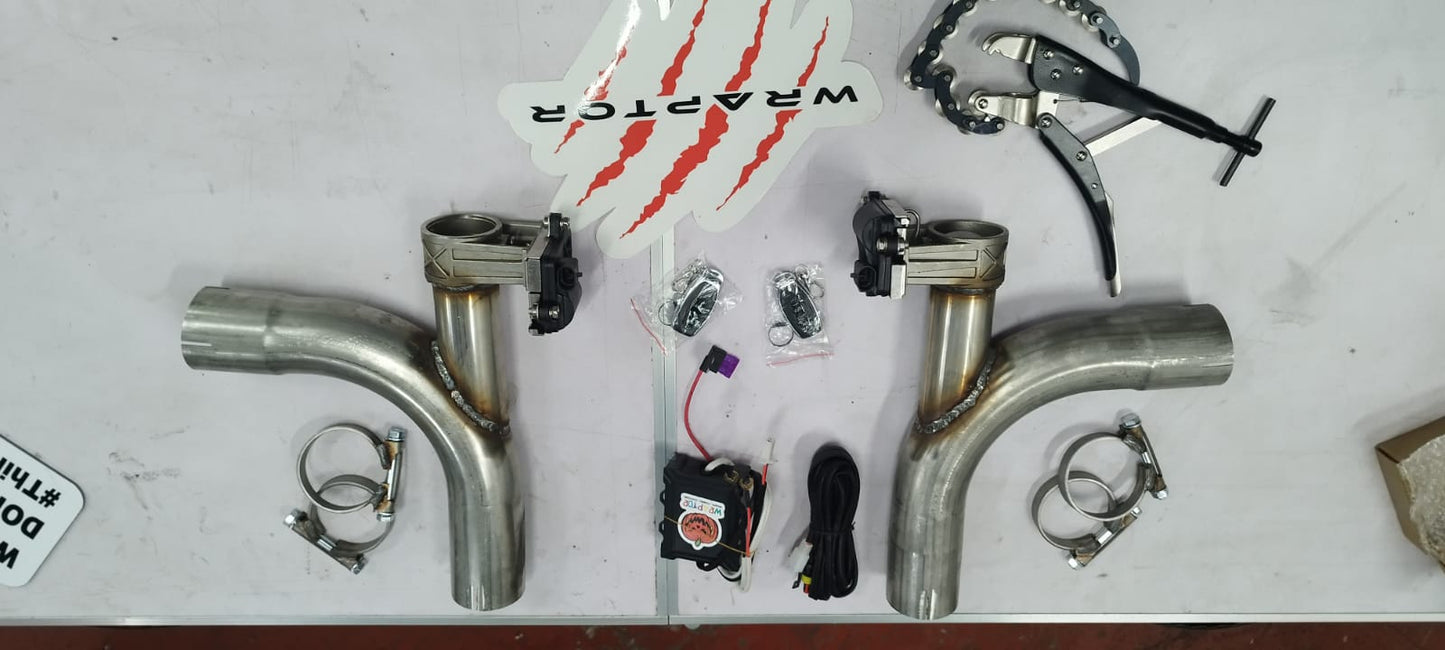 Active exhaust kit for the Jaguar XFR 5.0 supercharged 2009 to 2015