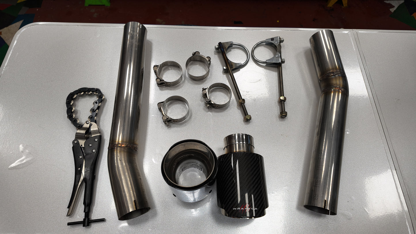 Jaguar XE & XF (X260) 3.0 Supercharged Rear Silencer delete kit