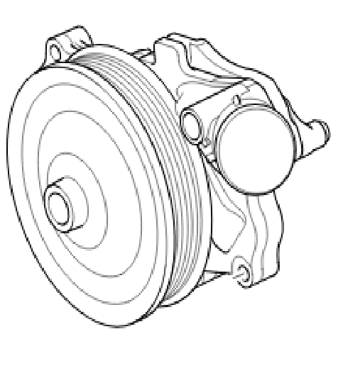 Genuine Jaguar water pump for 3.0l & 5.0l supercharged engines