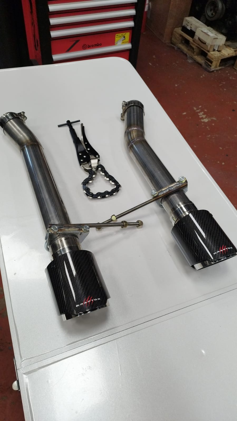 Jaguar XE & XF (X260) 3.0 Supercharged Rear Silencer delete kit