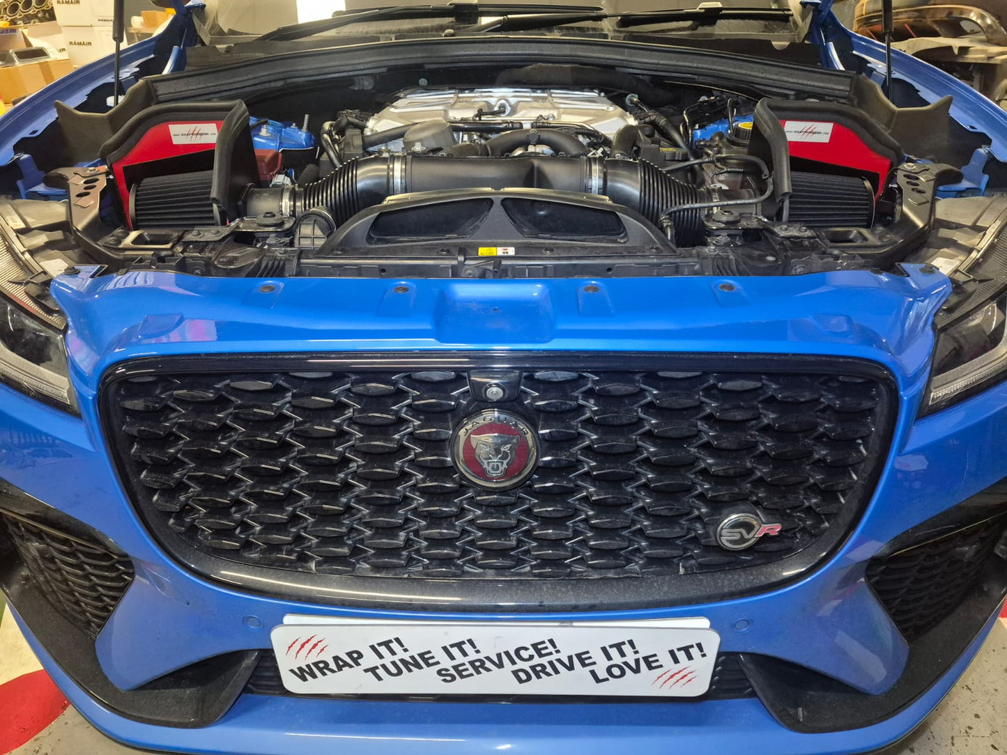 Wraptor Twin Filter Cold Air Intake System | F-Pace 5.0 Supercharged
