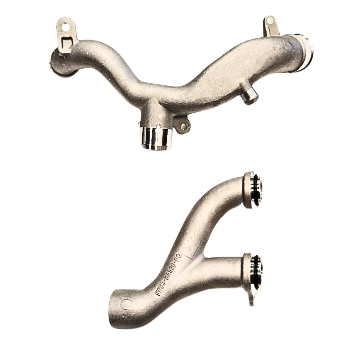 METAL COOLANT “Y” PIPE UPGRADE FOR 3.0 AND 5.0 JAGUAR LAND ROVER SUPERCHARGED ENGINE