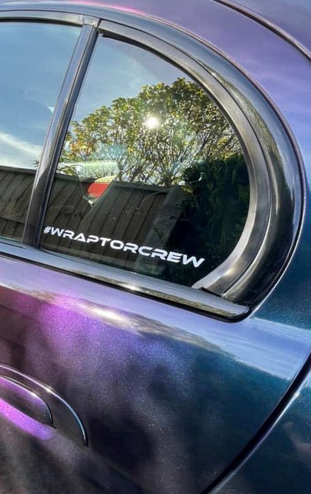 #WRAPTORCREW STICKER - WRAPTOR DESIGN
