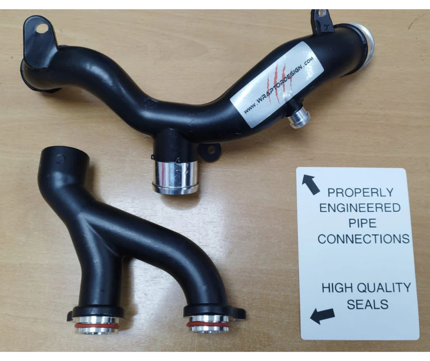 METAL COOLANT “Y” PIPE UPGRADE FOR 3.0 AND 5.0 JAGUAR LAND ROVER SUPERCHARGED ENGINE