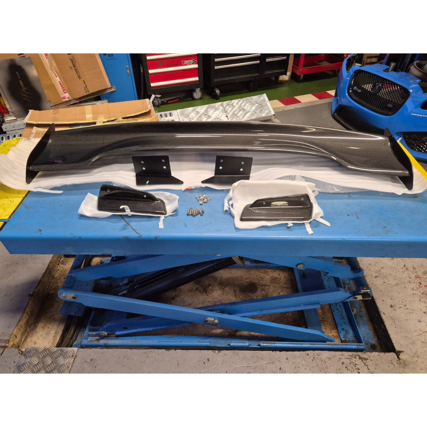 Wraptor Carbon Fibre Rear Wing Spoiler for Jaguar F-Type