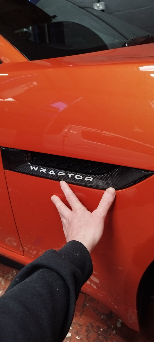 Wraptor Customs Project 7-Style Carbon Fibre Side Vents – Jaguar F-Type