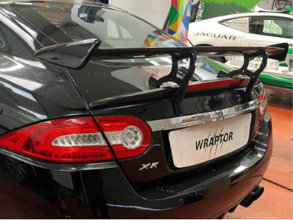 Adjustable XK Wraptor big wing GT-inspired carbon fibre and aluminium for x150