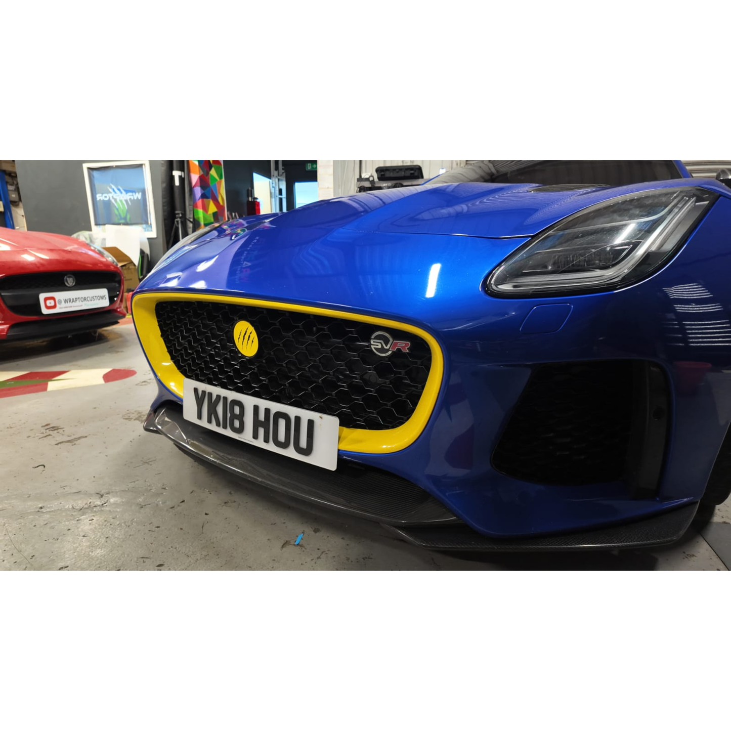 Genuine Jaguar F-Type Project 7 Front Grille - Rare OEM Stock - Custom Colour Options Available