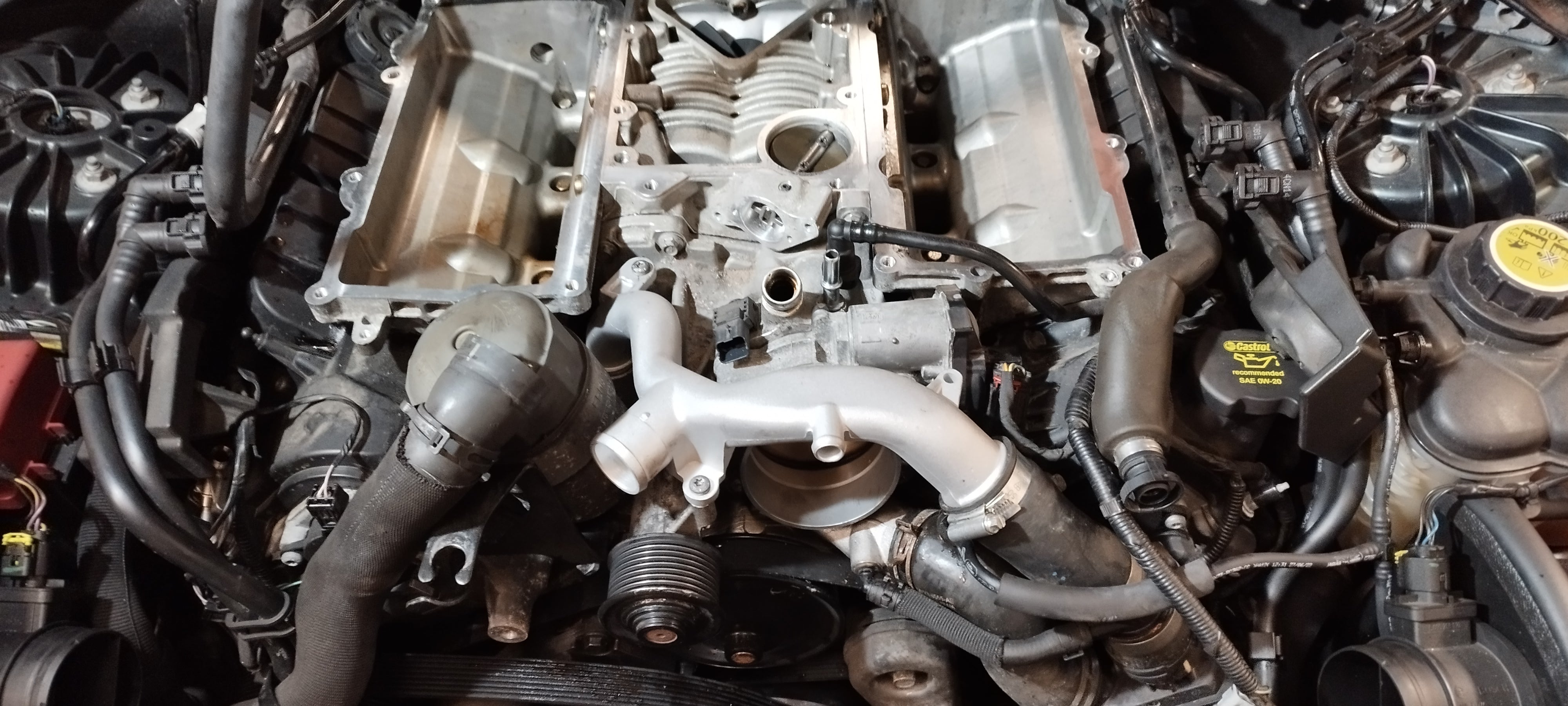METAL COOLANT PIPE UPGRADE FOR 3.0 AND 5.0 JAGUAR LAND ROVER SUPERCHAR ...