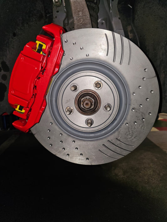 Wraptor uprated performance discs and pads brake kit