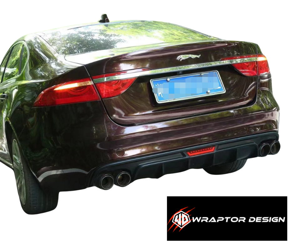 XFS plastic rear diffuser and quad ex tips Jaguar XF X260