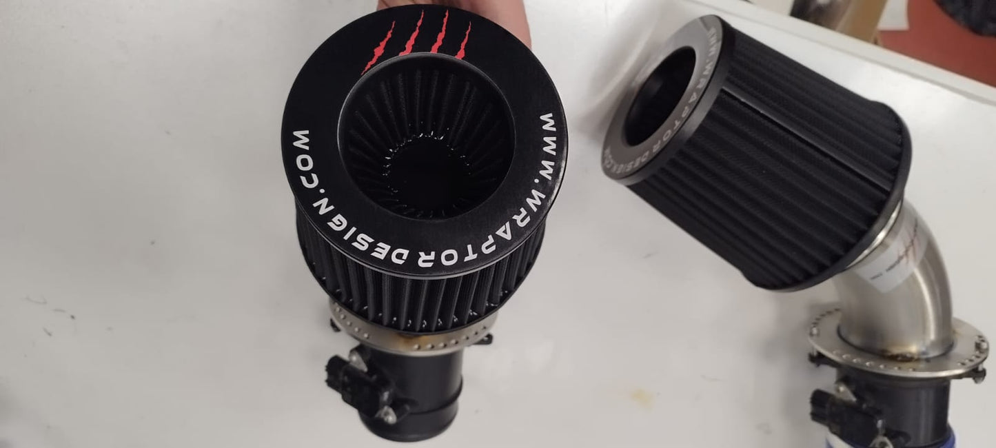 WRAPTOR "SCREAMER" Open filters and adapters kit plus De resonator set