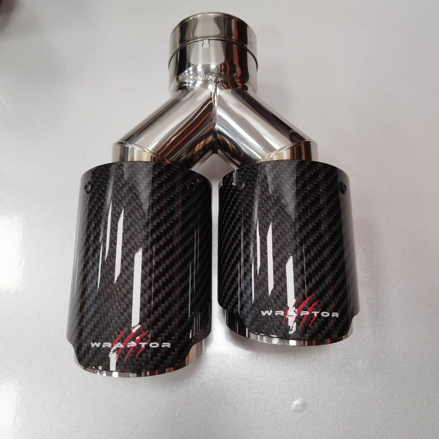 WRAPTOR Quad Carbon exhaust tips Universal