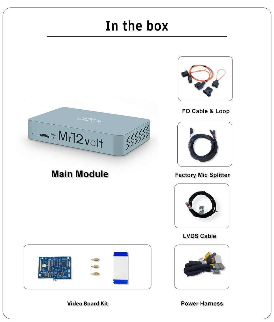 Jaguar XF / XFR - 2012 - 2015 APPLE CAR PLAY AND ANDRIOD AUTO MODULE - High End Audio MOST Bus CarPlay & Android Auto Interface with OEM Microphone Support