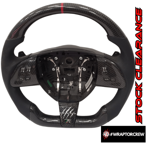 Brand new Wraptor extra carbon steering wheel - WRAPTOR DESIGN