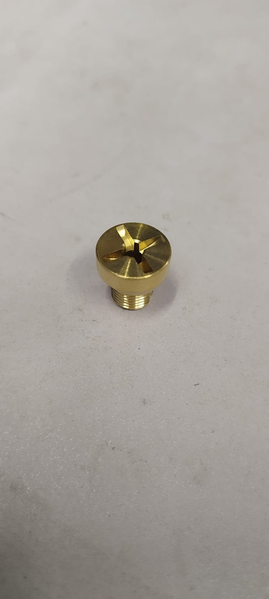 Brass bleed screw