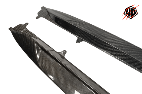 JAGUAR F TYPE CARBON FIBRE EXTRA WIDE SIDE SKIRT EXTENSIONS PROJECT 7 STYLE