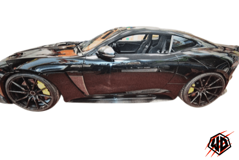 JAGUAR F TYPE CARBON FIBRE EXTRA WIDE SIDE SKIRT EXTENSIONS PROJECT 7 STYLE - WRAPTOR DESIGN