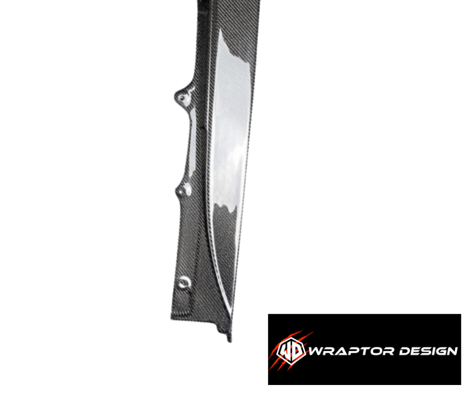P7 style extra flare carbon side skirts for an F type - WRAPTOR DESIGN
