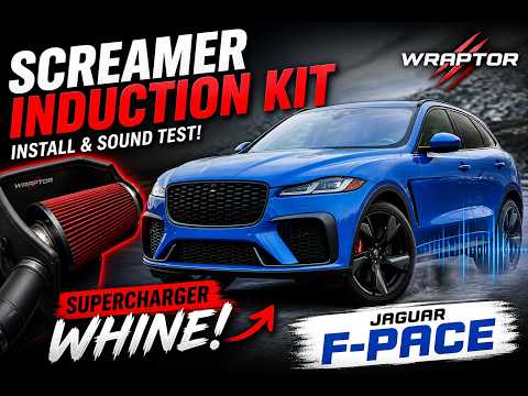 Wraptor Twin Filter Cold Air Intake System | F-Pace 5.0 Supercharged