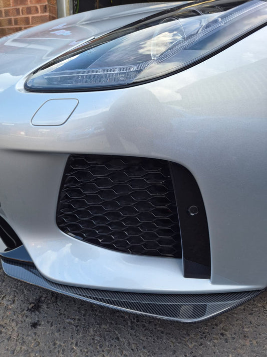 Jaguar F-Type SVR Front Bumper Lower Carbon Lips