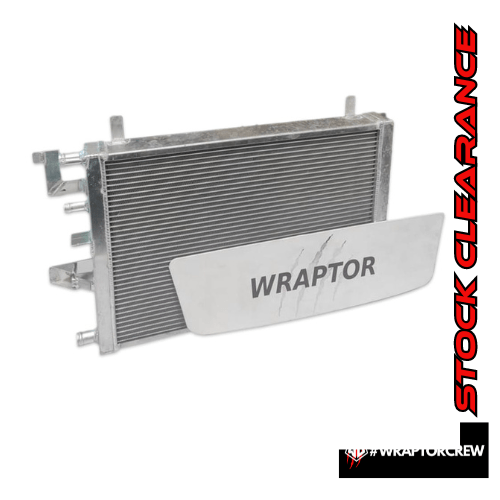 Type 1 wrapped up-rated supercharger charge air cooler to fit supercharged xf x250. Supercharged xkx150. Supercharged XJ x351. Supercharged F-Type - WRAPTOR DESIGN